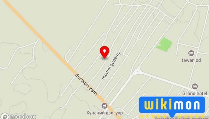 гэсэн газрын зураг MIGA Бичиг хэрэг, хэвлэлийн үйлчилгээ Худалдааны гудамж дээр Улаангом