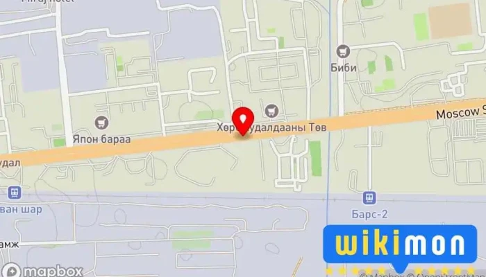 гэсэн газрын зураг Монгол хюндэй киа компани Bus stop дээр Улаанбаатар