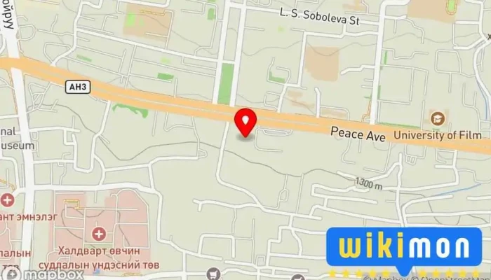 гэсэн газрын зураг Mongol Shuudan Trans Building Шуудан дээр Bayanzurkh District