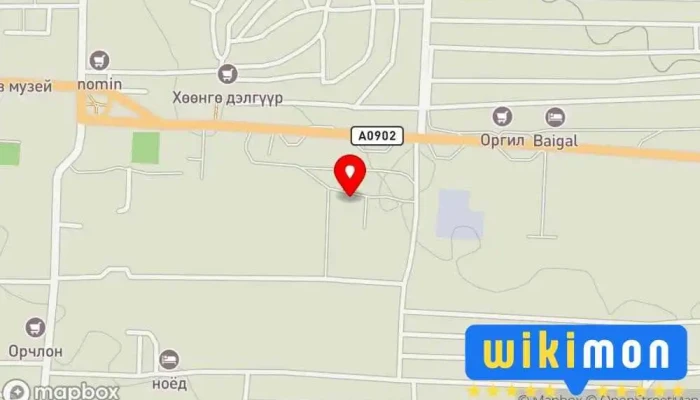 гэсэн газрын зураг Мөрөн Халуун Ус Нийтийн Халуун Ус дээр Мөрөн
