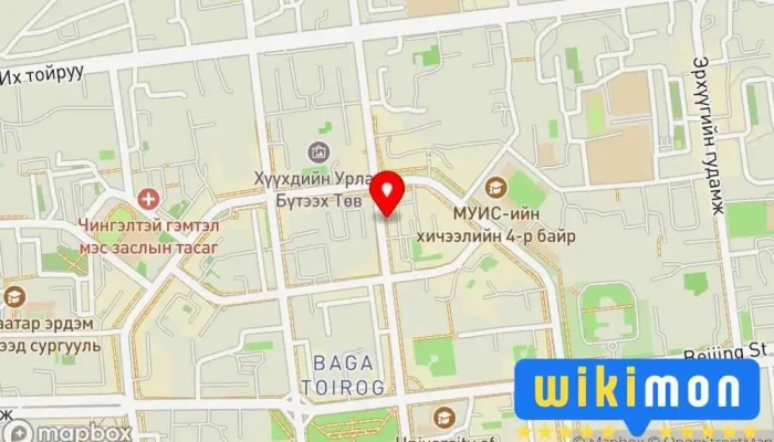 гэсэн газрын зураг Mungunpress company Хэвлэлийн Газар дээр Улаанбаатар