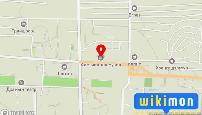 гэсэн газрын зураг МУСГЗ Д. Сүрэнжавын нэрэмжит Нийтийн номын сан Нийтийн Номын Сан дээр Мөрөн
