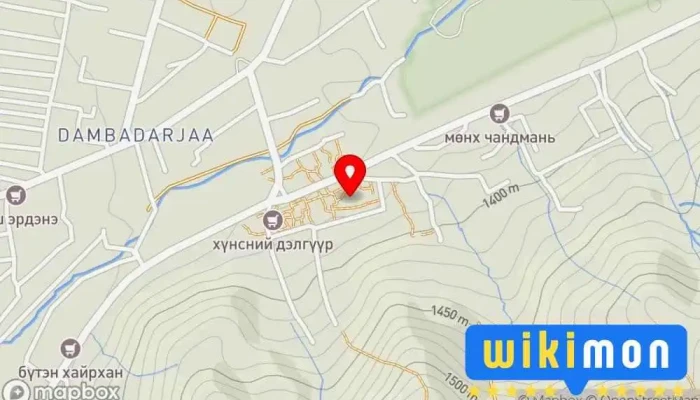 гэсэн газрын зураг НАЙДВАР ХОСПИС Эмнэлэг дээр Улаанбаатар