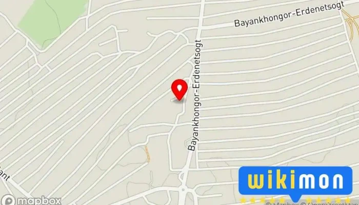 гэсэн газрын зураг Наранмандал өрхийн эрүүл мэндийн төв Эмнэлэг дээр Баянхонгор