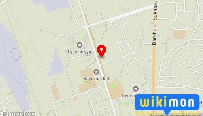 гэсэн газрын зураг Насан туршийн боловсролын төв Сургууль дээр Дархан