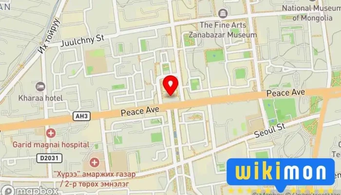 гэсэн газрын зураг New York Empire restaurant  дээр Улаанбаатар