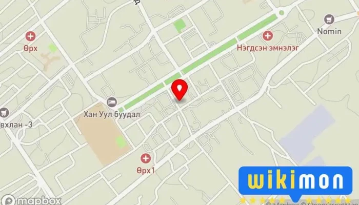 гэсэн газрын зураг НОЁН ДИЗАЙН хэвлэлийн үйлдвэр Худалдааны гудамж дээр Даланзадгад