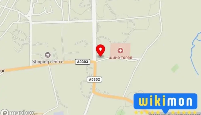 гэсэн газрын зураг Nomin Wholesale Bayankhongor  дээр Баянхонгор