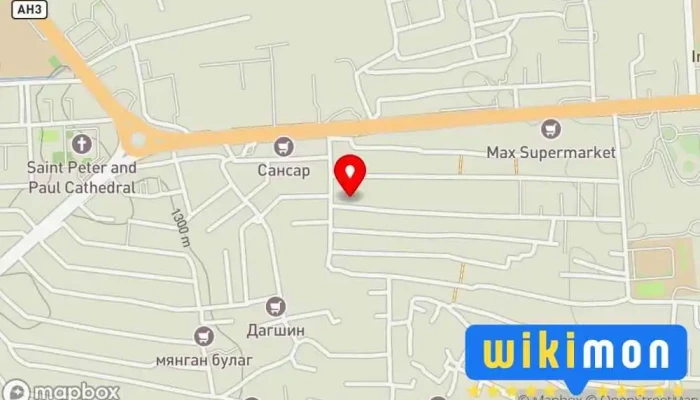 гэсэн газрын зураг Нум засвар Машин түрээслүүлэх газар дээр Улаанбаатар