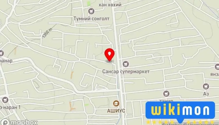 гэсэн газрын зураг Нүүлгэлтийн үйлчилгээ Delivery service дээр Улаанбаатар