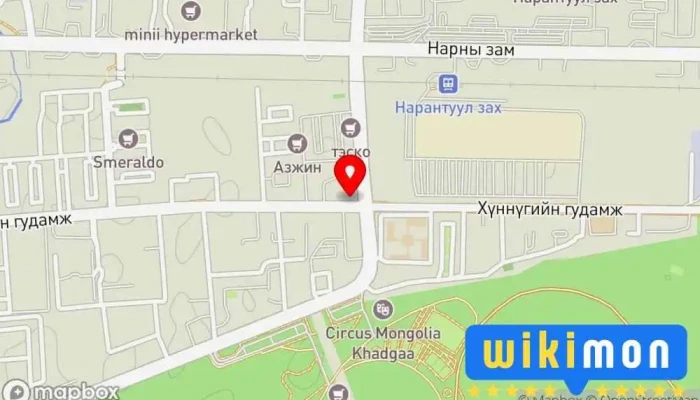 гэсэн газрын зураг ONZA Education ОНЗА Боловсрол Боловсролын Зөвлөгч дээр Улаанбаатар