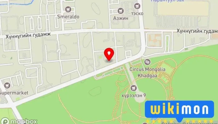 гэсэн газрын зураг Orange Hair Salon Маникур салон, Үсний Салон дээр Улаанбаатар
