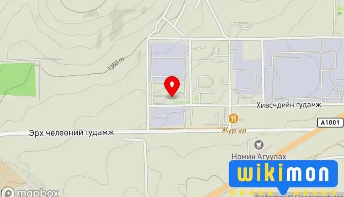 гэсэн газрын зураг Орхон аймгийн шүүх Шүүх байгууллага дээр Эрдэнэт