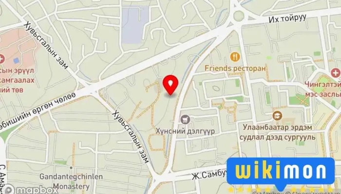 гэсэн газрын зураг OSMO үл хөдлөх хөрөнгө зуучлалын компани Үл хөдлөх хөрөнгө зуучлах агентлаг дээр тоот