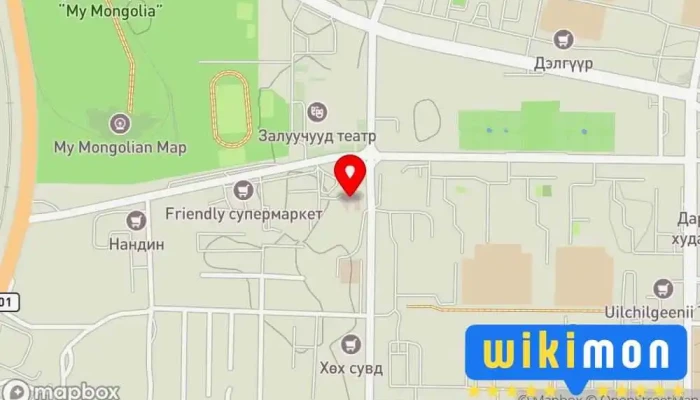 гэсэн газрын зураг Otoch Manal Emneleg Эмнэлэг дээр Дархан