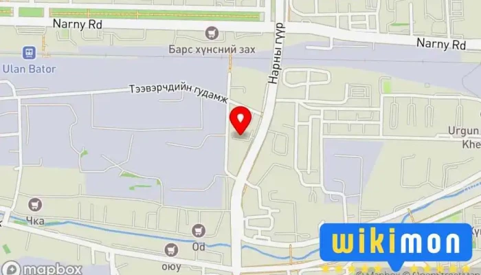 гэсэн газрын зураг Панда Дизайн Студи Хувилах үйлчилгээ дээр Улаанбаатар