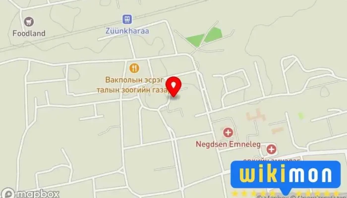 гэсэн газрын зураг Police Засгийн газрын байшин дээр Зүүнхараа