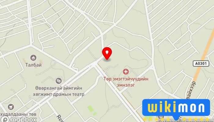гэсэн газрын зураг Red Cross Offices Arvaikheer Оффис дээр Арвайхээр