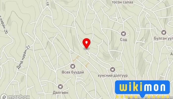 гэсэн газрын зураг Royal Cars Машин угаалгын үйлчилгээ дээр Улаанбаатар