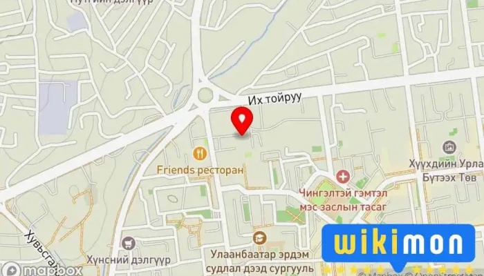 гэсэн газрын зураг Saihan urguugiin hamuud Соёлын төв дээр Улаанбаатар