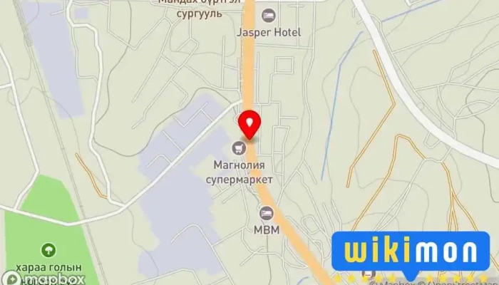 гэсэн газрын зураг Salkhivch Agaarzhuulalt Компаний Оффис дээр Дархан Мандахнар