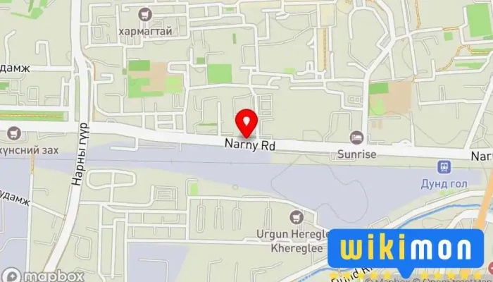 гэсэн газрын зураг Сэлбэг Дэлгүүр дээр Улаанбаатар