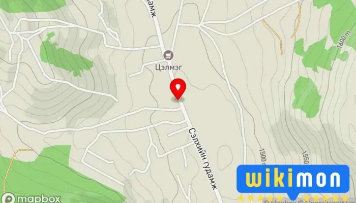 гэсэн газрын зураг Сэлх 4 Bus stop дээр Улаанбаатар