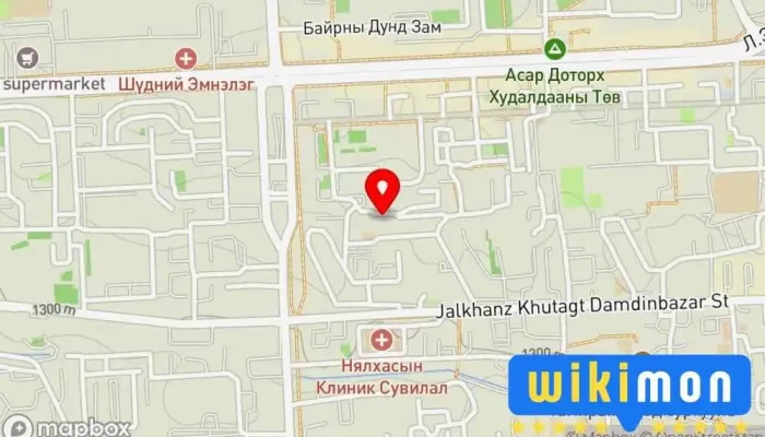 гэсэн газрын зураг Шар Дэгд ӨЭМТ Эмнэлэг дээр Улаанбаатар