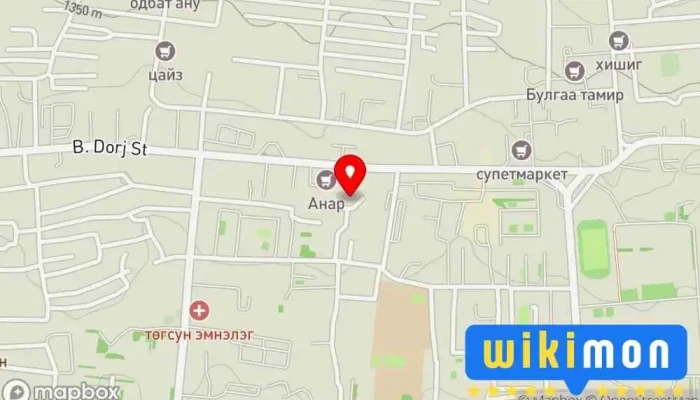 гэсэн газрын зураг Шинэ гэр хотхон Орон сууцны цогцолбор дээр Улаанбаатар