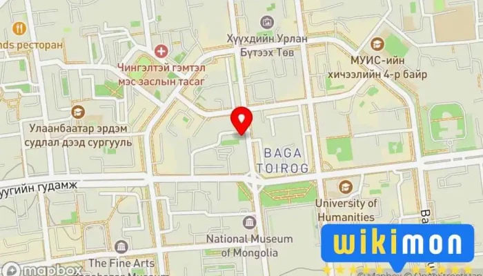 гэсэн газрын зураг Шүрэн Завьяа ХХК Байгаль Орчны Зөвлөгч дээр Улаанбаатар