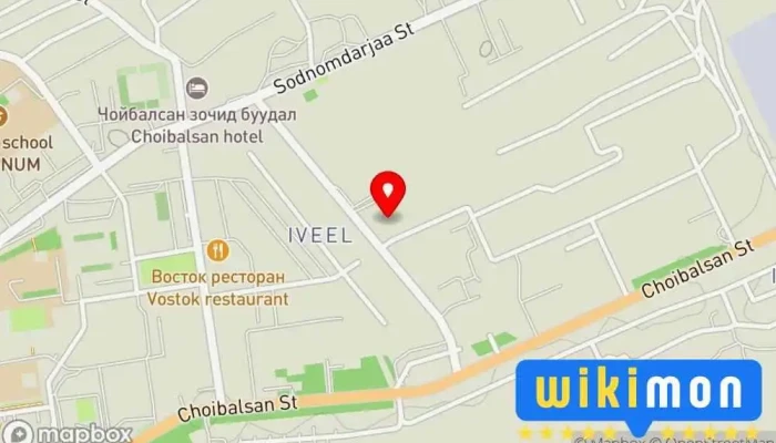 гэсэн газрын зураг Сичуан гурилтай шөл Хятад хоолны ресторан дээр Чойбалсан