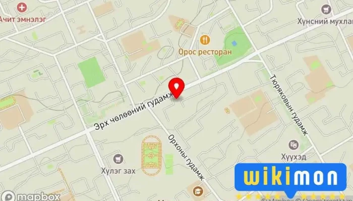 гэсэн газрын зураг Симба Дэлгүүр Бичиг хэрэгслэлийн дэлгүүр дээр Эрдэнэт