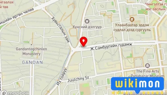 гэсэн газрын зураг Сод Дэлхий Групп Information services дээр Улаанбаатар