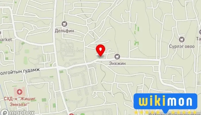гэсэн газрын зураг Sodon car wash Машин угаалга дээр Улаанбаатар