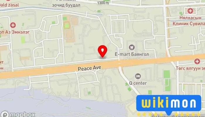 гэсэн газрын зураг SSLingo Гадаад хэл сургалтын төв Боловсролын төв дээр Улаанбаатар
