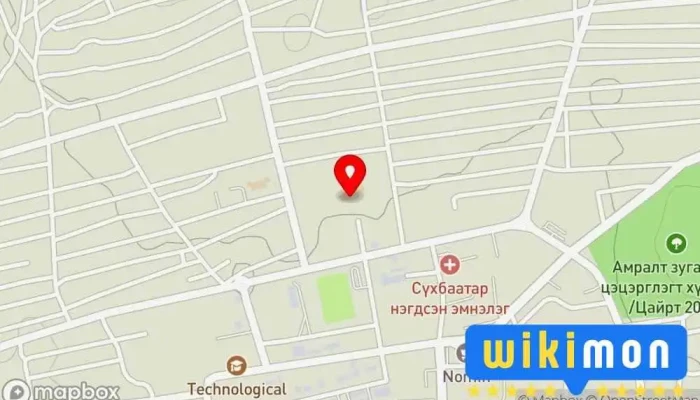 гэсэн газрын зураг Сүхбаатар аймгийн Баруун-Урт сумын Ерөнхий боловсролын 2 дугаар сургааль Боловсролын төв дээр Баруун−Урт