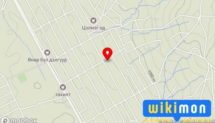 гэсэн газрын зураг Сүнстэй байшин Дүнзэн байшин дээр Улаанбаатар