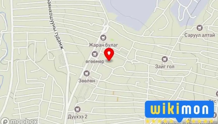 гэсэн газрын зураг surguuli  дээр Улаанбаатар