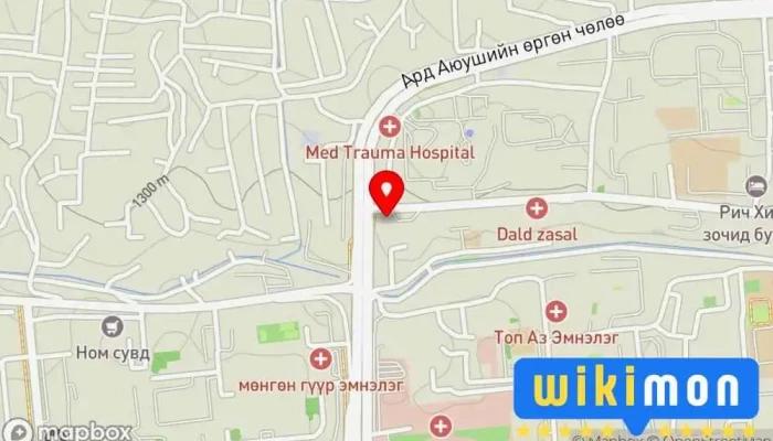 гэсэн газрын зураг Талст-2 Авто угаалга Машин угаалга дээр Khoroo 6