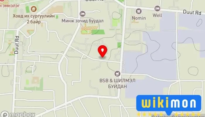 гэсэн газрын зураг Талст үсчин гоо сайхны салон Гоо сайхны салон дээр Ховд