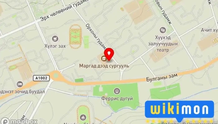 гэсэн газрын зураг Tamir Hotel Зочид буудал дээр Эрдэнэт