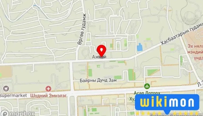 гэсэн газрын зураг таны үсчин Гоо сайхны салон дээр Улаанбаатар