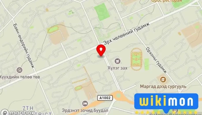 гэсэн газрын зураг Tedy Гар утасны дэлгүүр дээр Эрдэнэт