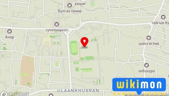 гэсэн газрын зураг Тэмүүжин өрлөг Сургууль дээр Улаанбаатар