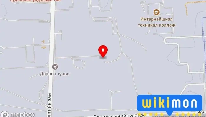 гэсэн газрын зураг Тэнгэрийн Долоон Од ХХК Барилгын Материал Нийлүүлэгч дээр Улаанбаатар