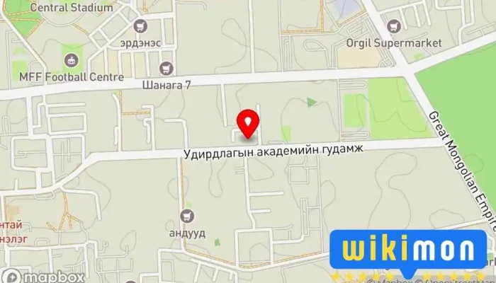 гэсэн газрын зураг The Garden Ресторан дээр Улаанбаатар