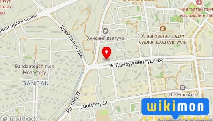 гэсэн газрын зураг Тод Санхүү Эрдэм шинжилгээний байгууллага дээр 6th floor