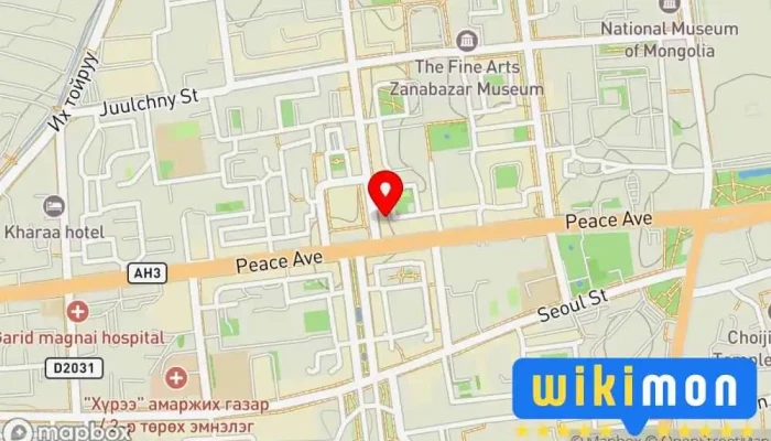 гэсэн газрын зураг Tod ungu бичиг хэргийн дэлгүүр  дээр Улаанбаатар