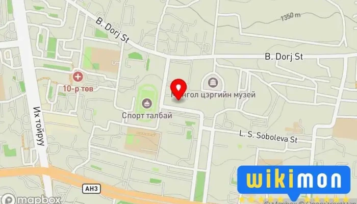 гэсэн газрын зураг Тояа Соробан сампин, Баруун тархи хөгжүүлэх сургалтын төв Боловсролын төв дээр Улаанбаатар