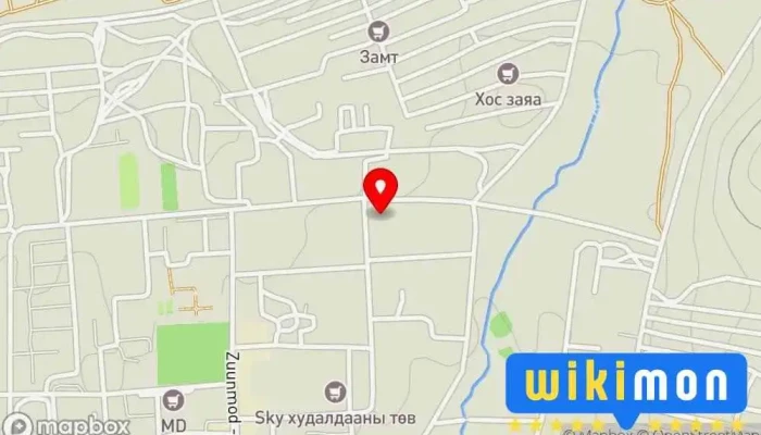гэсэн газрын зураг Төв Аймгийн Стандарт Хэмжил Зүйн Хэлтэс Засгийн газрын байшин дээр Зуунмод